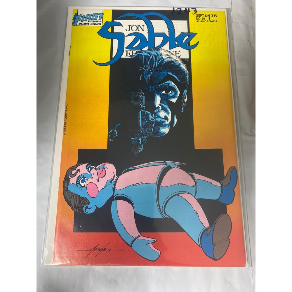 Jon Sable Freelance 40‎ First Comics Deluxe Series Mike Grell 1986 Copper Age